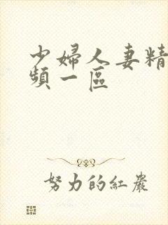 少妇人妻精品视频一区