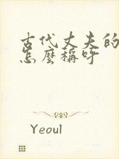 古代丈夫的哥哥怎么称呼