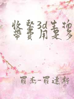 收紧3d生物束带费用是多少