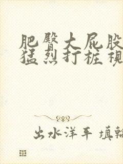 肥臀大屁股熟女猛烈打桩视频