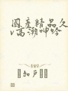 国产精品久久av高潮呻吟