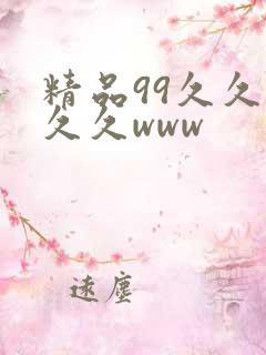 精品99久久久久久www