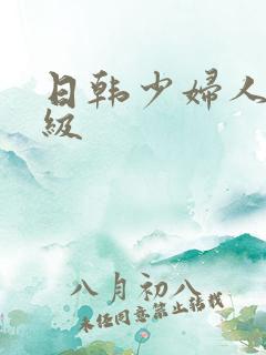 日韩少妇人妻一级