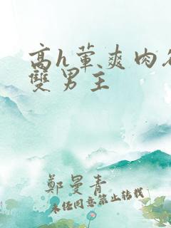 高h荤爽肉欲文双男主