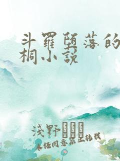 斗罗堕落的唐舞桐小说