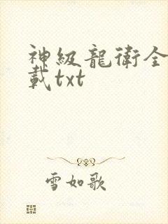神级龙卫全本下载txt