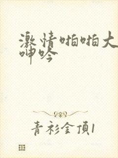 激情啪啪大尺度呻吟