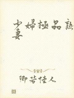 少妇极品熟妇人妻