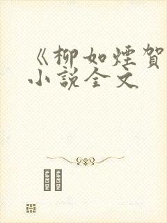 《柳如烟贺强》小说全文