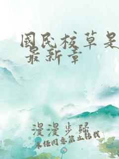 国民校草是女生 最新章