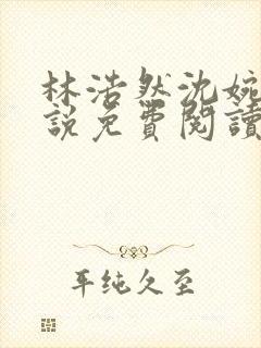 林浩然沈婉清小说免费阅读最新章节