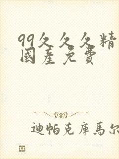 99久久久精品国产免费