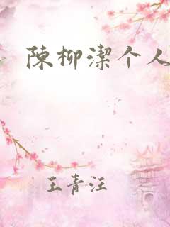 陈柳洁个人简介