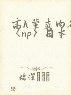 高h荤爽肉欲文〈np〉日本
