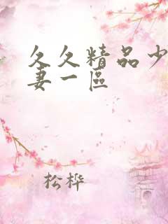 久久精品少妇人妻一区