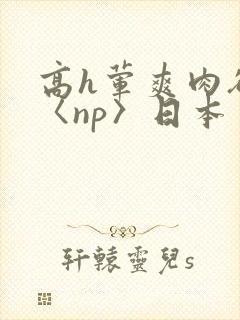 高h荤爽肉欲文〈np〉日本