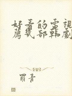 好看的电视剧推荐几部韩剧