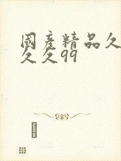 国产精品久久久久久99