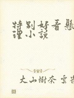 特别好看悬疑推理小说