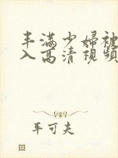 丰满少妇被猛进入高清视频