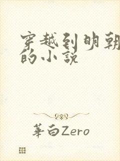 穿越到明朝末年的小说