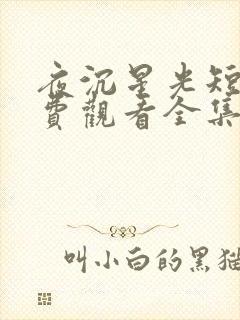 夜沉星光短剧免费观看全集