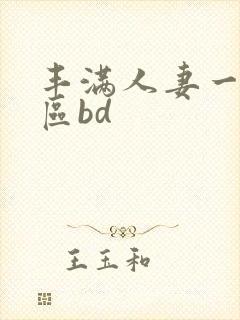 丰满人妻一区二区bd