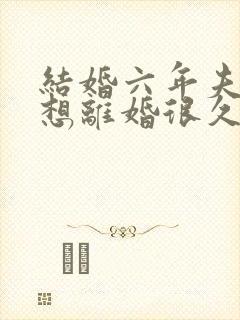 结婚六年夫人她想离婚很久了短剧