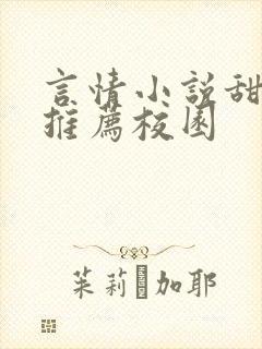 言情小说甜宠文推荐校园