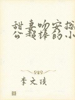 甜妻吻安总裁老公超棒的小说