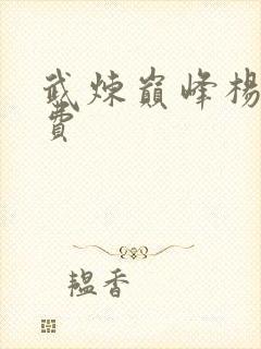 武炼巅峰杨开免费