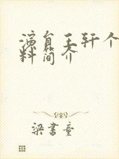 演员王轩个人资料简介