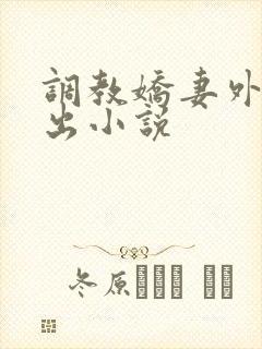 调教娇妻外出露出小说