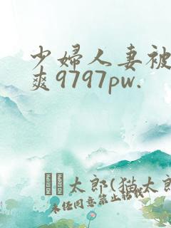 少妇人妻被粗大爽9797pw.