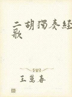 二胡独奏经典红歌