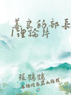 善良的部长妻子1理论片