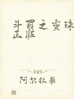 斗罗之灵珠神剑正版