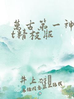 万古第一神txt精校版