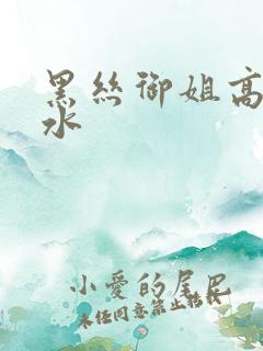 黑丝御姐高潮喷水