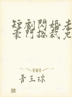 短剧闪婚老公是豪门总裁免费观看