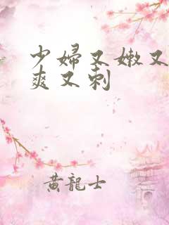 少妇又嫩又紧又爽又刺