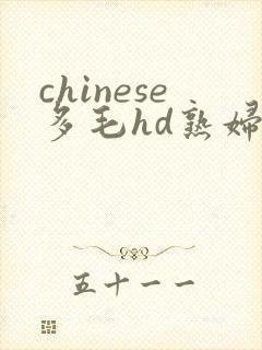chinese多毛hd熟妇