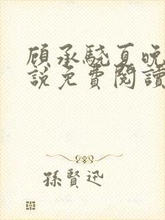 顾承骁夏晚宁小说免费阅读最新章节