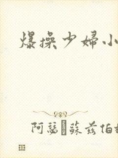 爆操少妇小说