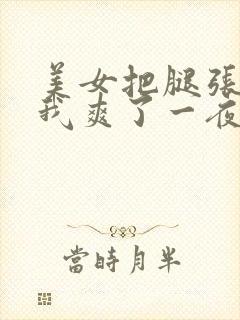 美女把腿张开让我爽了一夜