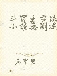 斗罗之灵珠神剑小说无删减