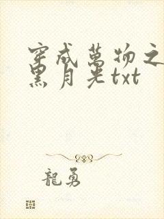 穿成万物之神的黑月光txt