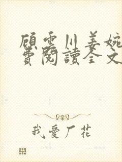 顾云川姜婉吟免费阅读全文最新章节