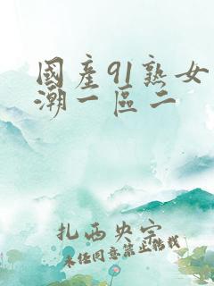 国产91熟女高潮一区二