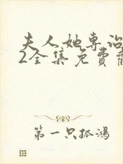 夫人她专治不服2全集免费观看